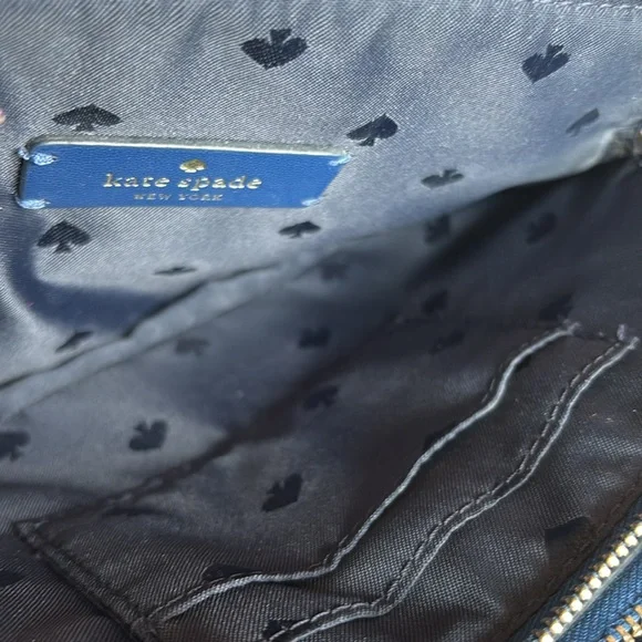 Kate Spade Staci Maritime Stripe Double Zip Small Crossbody Multi colored - Picture 8 of 11